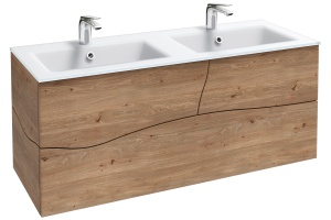 Раковина мебельная двойная Jacob Delafon Sherwood 120 белый матовый - 2