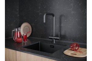 Смеситель для кухни Paulmark Wetter темный хром - 2