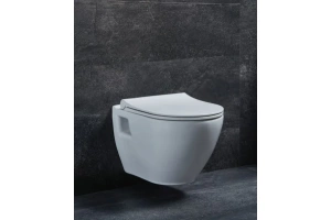 Унитаз подвесной beWash Vettern с сиденьем микролифт белый - 3