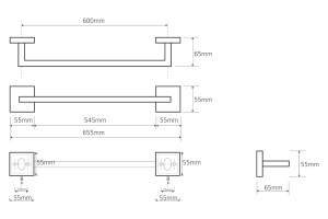 Полотенцедержатель Bemeta Beta (132204042) - 2