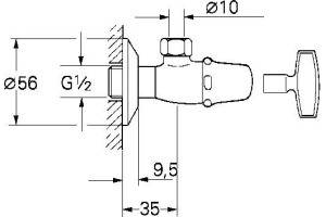 Вентиль Grohe Atlanta 22917000 - 3