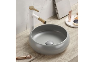 COMFORTY. Раковина COMFORTY 113MH светло серая матовая