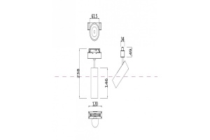 Трековый светодиодный светильник для магнитного шинопровода Maytoni Technical Focus Led TR019-2-15W4K-W - 2