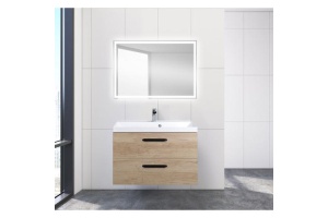 Тумба под раковину Belbagno Aurora 80 светлое дерево - 2