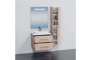 Тумба с раковиной Санта Венера 70 светлое дерево - 2