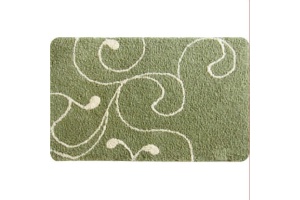 Коврик для ванной комнаты IDDIS Flower Lace 60*90 см микрофибра green (412M690I12)