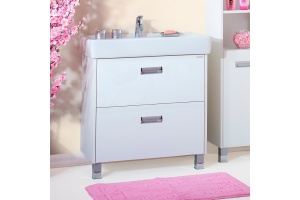 Мебель для ванной Бриклаер Палермо 80/2 напольная, с 2 ящиками - 2