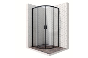 Душевой уголок Ambassador Queen 11011202Black 100x100