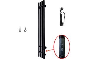 Полотенцесушитель электрический Тругор Вектор Пэк сп 120х15, черный - 2