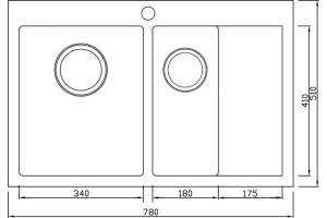 Металлическая мойка Seaman SMB-7851D (SMB-7851DRS.A) - 3