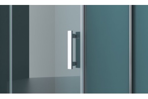 Душевой уголок BelBagno Kraft 90х80 хром (KRAFT-AH-12-90/80-C-Cr-R) - 2