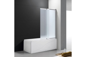 Шторка на ванну Cezares Slider VF-11-90/150-P-Cr стекло рифленое - 2