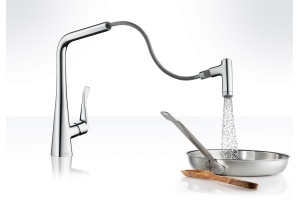 Смеситель Hansgrohe Metris 14820000 для кухонной мойки - 2