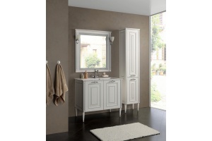 Тумба с раковиной Aquanet Паола 90 белая - 2