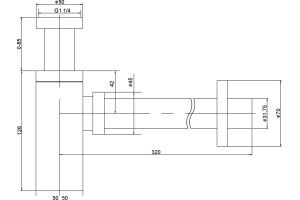 Сифон для раковины Timo 959/00L хром - 2