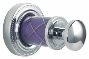 Крючок Boheme Murano хром с фиолетовым