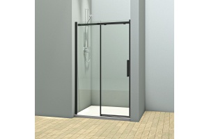 Душевая дверь в нишу Veconi Vianno VN-70 140 см, профиль черный