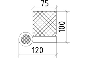 Стакан Boheme Royal Cristal Chrome подвесной - 3
