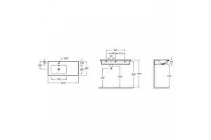 Раковина мебельная Jacob Delafon Vox 100 белый - 3