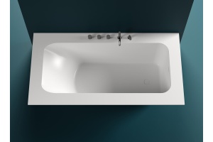 Ванна из искусственного камня Salini Orlando 190x100 102124M S-Stone, матовый