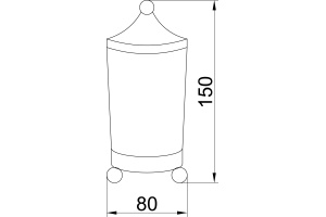 Контейнер Boheme Hermitage Bronze 10334 - 2
