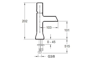 Смеситель для раковины Jacob Delafon Toobi хром (E7329-CP) - 2