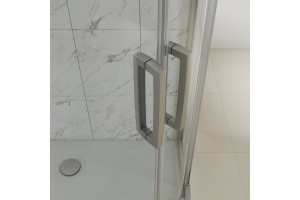 Душевой уголок STWORKI Карлстад DE019RC90140200 140x90 см профиль хром матовый, стекло матовое - 3