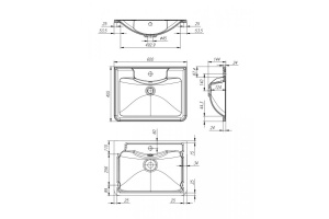 Раковина мебельная BelBagno 60 белый - 3