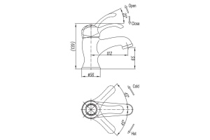 Смеситель Cezares Lira C LS1 03 для раковины - 2