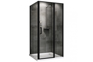 Душевой уголок ABBER Sonnenstrand 120х70 профиль черный (AG04120BS-S70B)