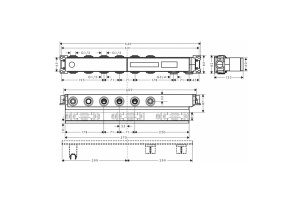 AX Скрытая часть для термостата Select, для 4 потребителей - 2