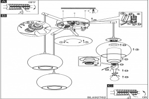 Подвесной светильник Eglo ПРОМО Bolsano 92762 - 2