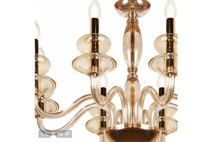 Подвесная люстра iLamp Mercury P9448-8 Gold - 2