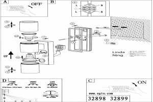 Светильник на штанге Eglo ПРОМО Riga 5 32898 - 2