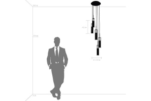 Подвесная люстра Lightstar Cilino 756054 - 3
