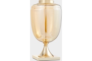 Настольная лампа декоративная LUMINA DECO Olimpia LDT 304 F.GD+WT - 3