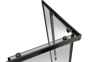 Душевой уголок Royal Bath HPD 120х90 профиль черный стекло матовое - 3