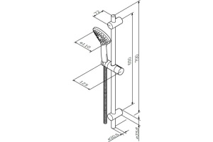 Душевой гарнитур Am.pm Gem (F0190100) - 3