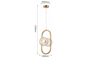 Подвесной светильник Favourite Malinconia 4051-2P - 3