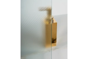 Шторка на ванну BelBagno UNO 75х150 профиль хром стекло рифленое - 2