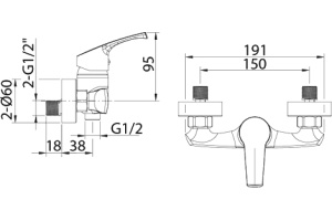 Смеситель Milardo Sterm STESB00M03 для душа - 3