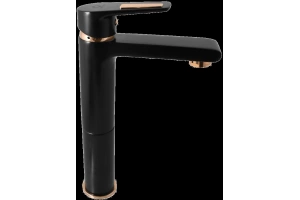 Смеситель для раковины Rav Slezak Colorado черный матовый - золото