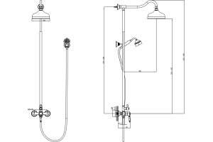 Душевая стойка Lemark Villa LM4860C - 2