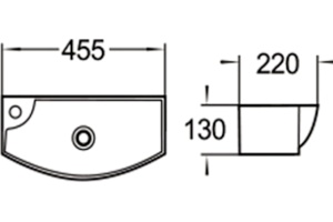 Рукомойник SantiLine SL-2013RMB - 2