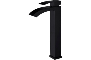 Смеситель для раковины Abber Wasserfall черный, матовый (AF8611B)