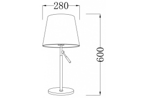 Настольная лампа декоративная Lucia Tucci Bristol 6 BRISTOL T895.1 - 3