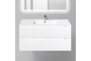Тумба с раковиной BelBagno Etna 100 bianco lucido