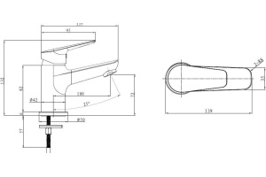 Смеситель Bien Via BL11019101 для раковины - 2