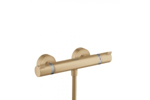 Термостат для душа внешнего монтажа Hansgrohe Ecostat Comfort 13116140, шлифованная бронза