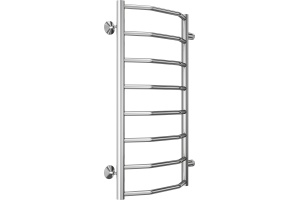 Водяной полотенцесушитель Terminus Виктория П8 400x800 Хром боковое подключение - 2